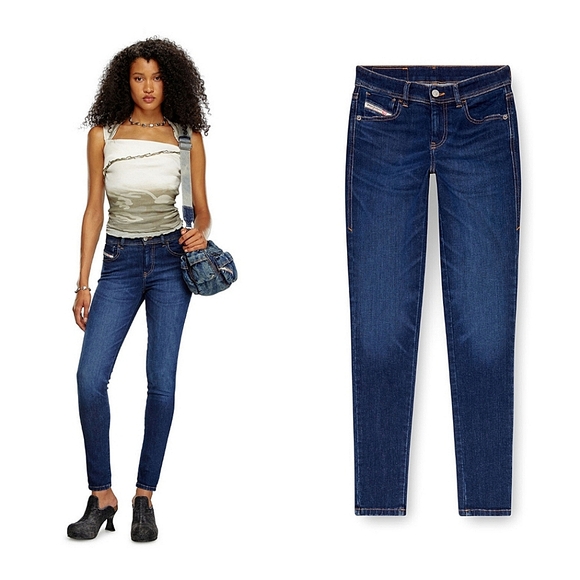 Diesel Skinzee Super Slim Skinny Stretch Jeans Size 29 - Picture 1 of 14